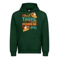 Forest Green thick thighs and pumpkin pies Urban Hoodie - CowGirlArtShop