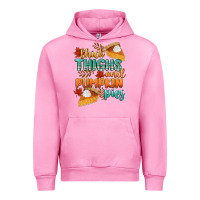 Fuchsia Pink thick thighs and pumpkin pies Urban Hoodie - CowGirlArtShop