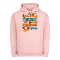 Pigment Salmon thick thighs and pumpkin pies Urban Hoodie - CowGirlArtShop