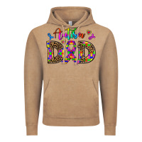 Vintage Coffee rainbow colors autism dad Vintage Hoodie - AdoDesignShop