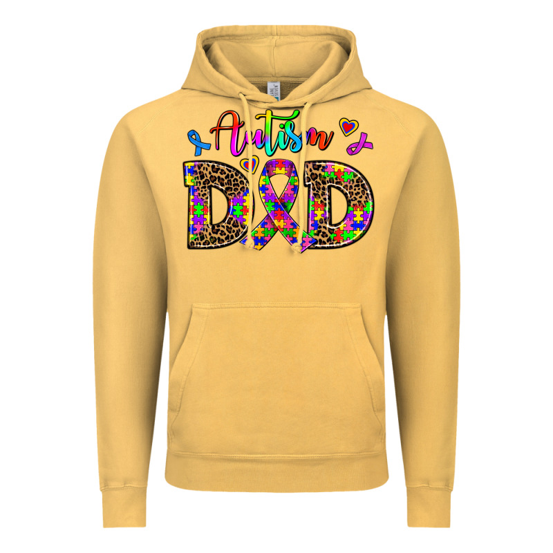Rainbow Colors Autism Dad Vintage Hoodie by AdoDesignShop | Teevron