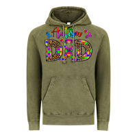 Vintage Olive rainbow colors autism dad Vintage Hoodie - AdoDesignShop