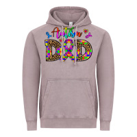 Vintage Zinc rainbow colors autism dad Vintage Hoodie - AdoDesignShop