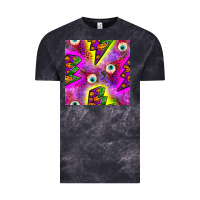 Cloud Black halloween thunders seamless pattern Vintage Tee - BundleAndBundleShop