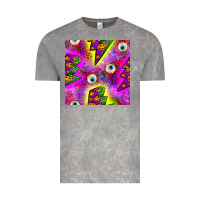 Cloud Rock halloween thunders seamless pattern Vintage Tee - BundleAndBundleShop