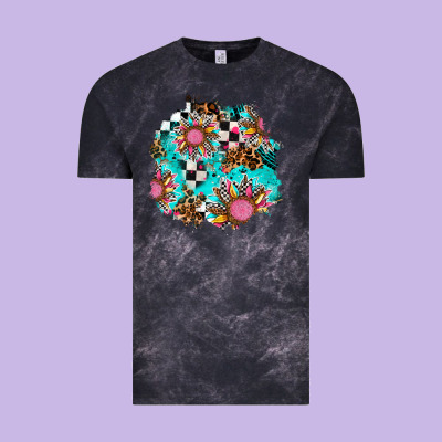 Race Sunflower Patches Vintage Tee Designed By Adodesignshop