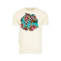 Vintage Arctic race sunflower patches Vintage Tee - AdoDesignShop