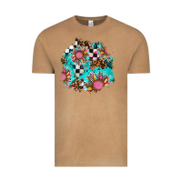Vintage Camel race sunflower patches Vintage Tee - AdoDesignShop