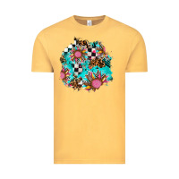 Vintage Mustard race sunflower patches Vintage Tee - AdoDesignShop