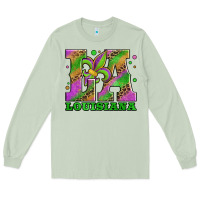 Matcha mardi gras louisiana fleur de lis Long Sleeve Tee - Jasminsmagicworld