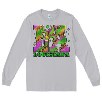Moon Dust mardi gras louisiana fleur de lis Long Sleeve Tee - Jasminsmagicworld