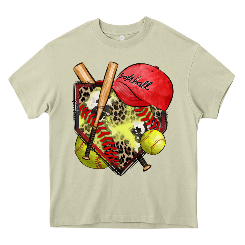 Softball Home Plate Heavy Core Tee by Zillion Design Studio | Teevron