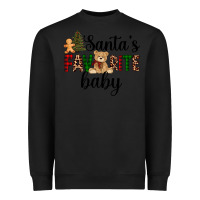 Black santa's favorite baby Heavyweight Sweatshirt - AdoDesignShop