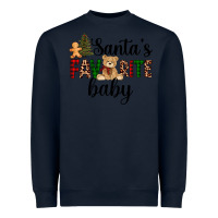 Navy santa's favorite baby Heavyweight Sweatshirt - AdoDesignShop