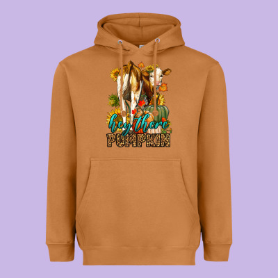 Hey There Pumpkin Fall Heavyweight Hoodie Designed By Lillyallendesigns