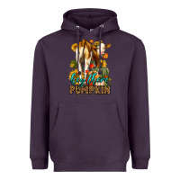 Plum Hey There Pumpkin Fall Heavyweight Hoodie - LillyAllenDesigns