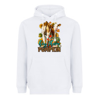 White Hey There Pumpkin Fall Heavyweight Hoodie - LillyAllenDesigns