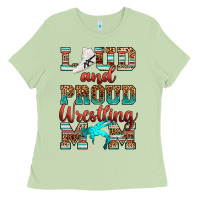 Matcha loud and proud wrestling mom Ladies Tee - RanaPortraitStore
