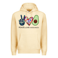 Pina Colada PEACE LOVE AVOCADOS Premium Hoodie - Bettercallsaul