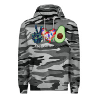 Slate Camo PEACE LOVE AVOCADOS Premium Hoodie - Bettercallsaul
