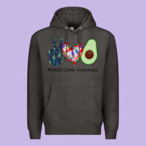 Peace Love Avocados Premium Hoodie Designed By Bettercallsaul