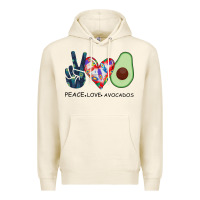 Tofu PEACE LOVE AVOCADOS Premium Hoodie - Bettercallsaul