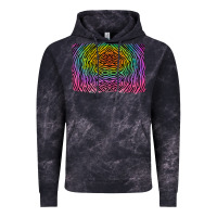 Cloud Black colorful zebra background Vintage Hoodie - RanaPortraitStore