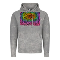 Cloud Rock colorful zebra background Vintage Hoodie - RanaPortraitStore