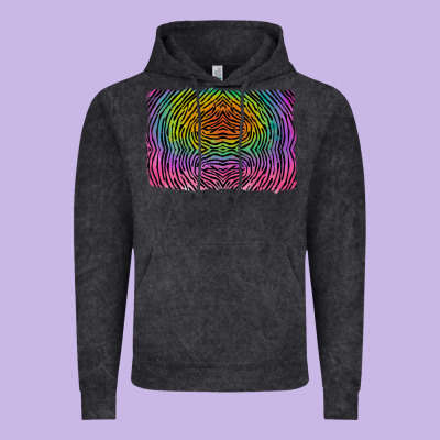 Colorful Zebra Background Vintage Hoodie Designed By Ranaportraitstore