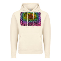 Vintage Artic colorful zebra background Vintage Hoodie - RanaPortraitStore