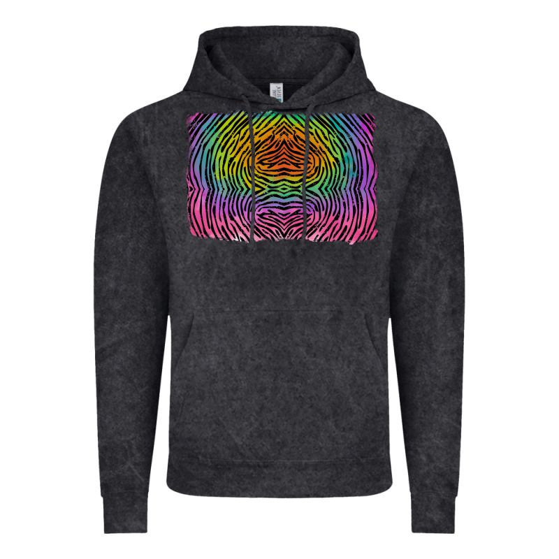 Colorful Zebra Background Vintage Hoodie by RanaPortraitStore | Teevron