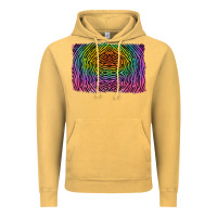 Vintage Mustard colorful zebra background Vintage Hoodie - RanaPortraitStore