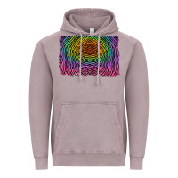 Vintage Zinc colorful zebra background Vintage Hoodie - RanaPortraitStore