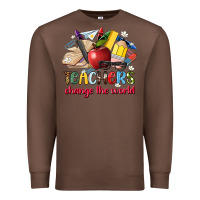 Chestnut teachers change the world Premium Sweatshirt - Artiststas