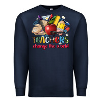 Navy teachers change the world Premium Sweatshirt - Artiststas