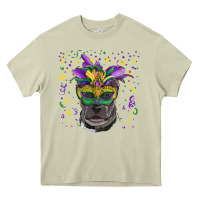 Mossy mardi gras  mask pitbull Heavy Core Tee - RanaPortraitStore