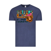 Vintage Denim heifers be trippin ok maybe i pushed her long hair Vintage Tee - Jasminsmagicworld