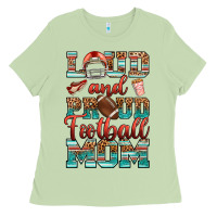 Matcha loud and proud football mom Ladies Tee - RanaPortraitStore