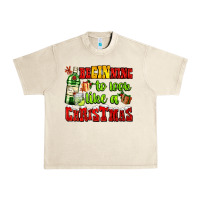 Sandshell beginning to look like a christmas with gin and gifts Urban Heavy Tee - AdoDesignShop
