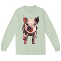 Matcha pig Long Sleeve Tee - BarkalooDesign