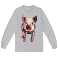 Moon Dust pig Long Sleeve Tee - BarkalooDesign