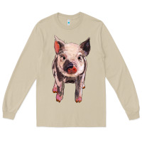 Mushroom pig Long Sleeve Tee - BarkalooDesign