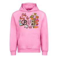 Fuchsia Pink oh how he loves us Urban Hoodie - CowGirlArtShop