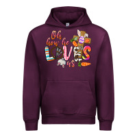 Mauve Wine oh how he loves us Urban Hoodie - CowGirlArtShop