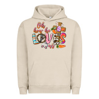 Pigment French Oak oh how he loves us Urban Hoodie - CowGirlArtShop