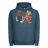 Pigment Midnight Navy oh how he loves us Urban Hoodie - CowGirlArtShop