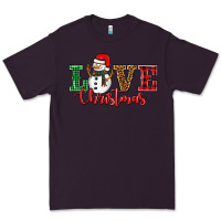 Plum love christmas snowman Premium Tee - BarkalooDesign