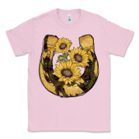 Bubblegum Pink horseshoe sunflower camouflage Classic Tee - AdoDesignShop