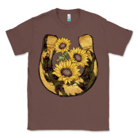 Chestnut horseshoe sunflower camouflage Classic Tee - AdoDesignShop