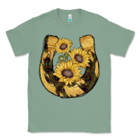 Sage horseshoe sunflower camouflage Classic Tee - AdoDesignShop